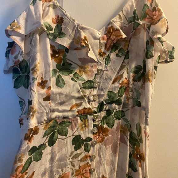 Floral maxi with slit - Picture 4 of 5